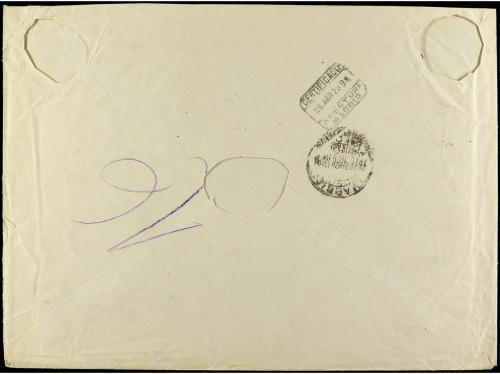 ✉ ANDORRA. Ed. 3 (2), 4, 5, 10. 1928. ANDORRA a MADRID. 10 c