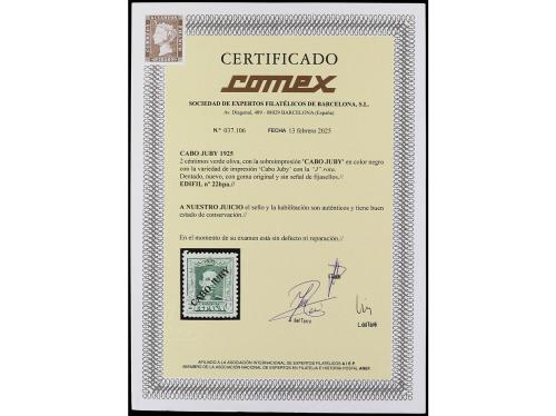 ** COLONIAS ESPAÑOLAS: CABO JUBY. Ed. 22hpa var. 2 céntimos 