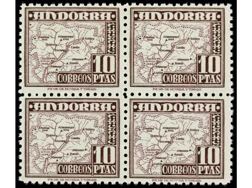 ** COLONIAS ESPAÑOLAS: ANDORRA. Ed. 45/58 y 59 (4). SERIES C