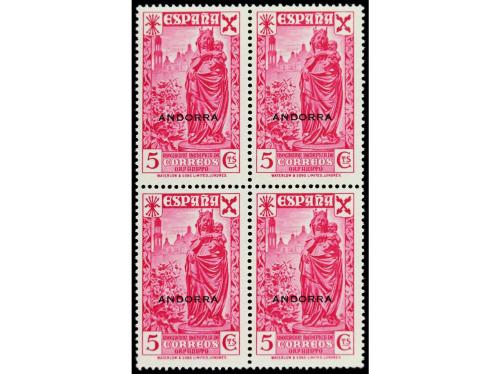** COLONIAS ESPAÑOLAS: ANDORRA. Ed. 1/6 (4). BENEFICIENCIA. 