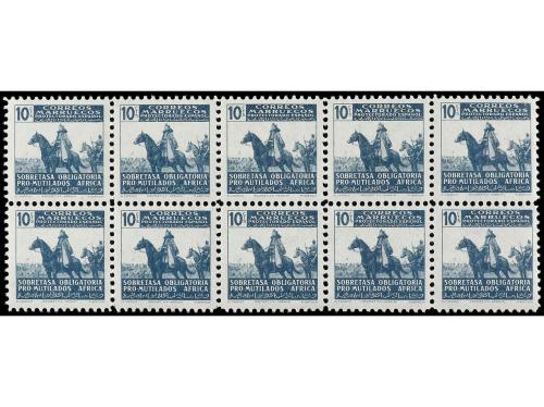 ** COLONIAS ESPAÑOLAS: MARRUECOS. Ed. 22/5 (10). 10 SERIES C