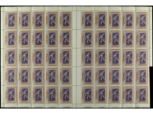 ** ESPAÑA. Ed. 517/30. SERIE COMPLETA. 14 valores. En hojas 