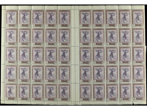 ** ESPAÑA. Ed. 517/30. SERIE COMPLETA. 14 valores. En hojas 