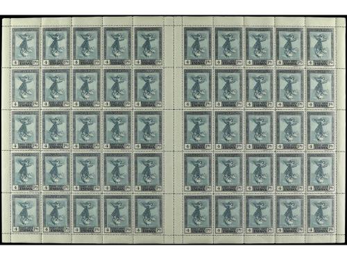 ** ESPAÑA. Ed. 517/30. SERIE COMPLETA. 14 valores. En hojas 