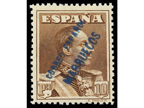 ** COLONIAS ESPAÑOLAS: TANGER. Ed. NE 4/6. 1 pta., 4 pts. y 