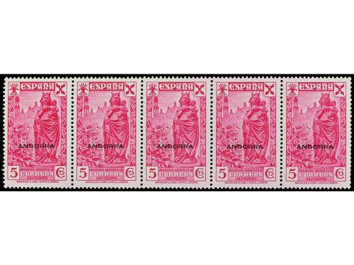 ** COLONIAS ESPAÑOLAS: ANDORRA. Ed. 1/6. BENEFICIENCIA. SERI