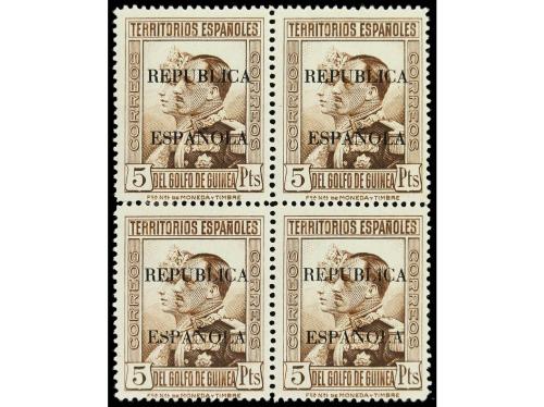 **/* COLONIAS ESPAÑOLAS: GUINEA. Ed. 216/29. SERIE COMPLETA 