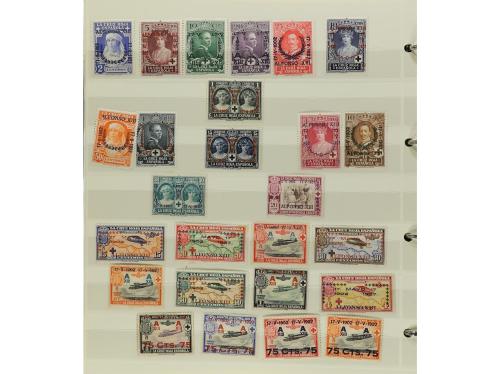 LOTES y COLECCIONES. ESPAÑA. Clasificador conteniendo sellos