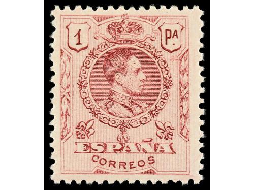 ** ESPAÑA. Ed. 278. 1 pta. carmín. Muy bien centrado. 