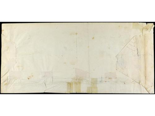 ✉ ESPAÑA. Ed. 41 (18). 1857. BURGOS a CERVERA DEL RÍO. 1 rea