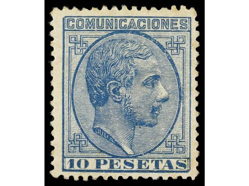 * ESPAÑA. Ed. 199. 10 pts. azul. Buen centraje, muy bonito e