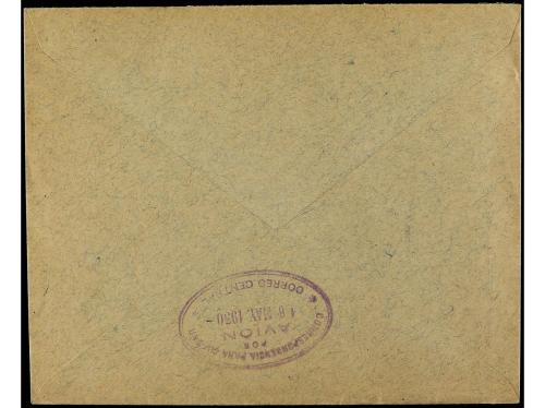 ✉ ESPAÑA. Ed. 484 (3), 485, 486. 1930. BARCELONA a MADRID. 1