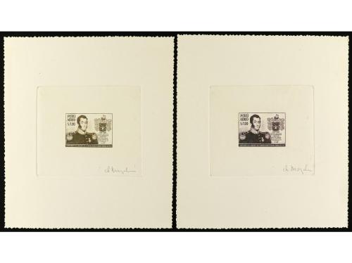 PERU. 1957. CENT. DE LA MUERTE DEL GENERAL IGNACIO ALVAREZ T