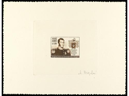 PERU. 1957. CENT. DE LA MUERTE DEL GENERAL IGNACIO ALVAREZ T