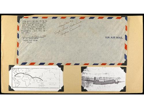 ✉ LOTES y COLECCIONES. 1945-46. ESTADOS UNIDOS. Conjunto de 