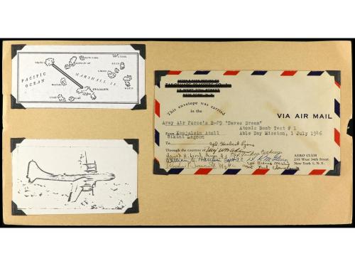 ✉ LOTES y COLECCIONES. 1945-46. ESTADOS UNIDOS. Conjunto de 