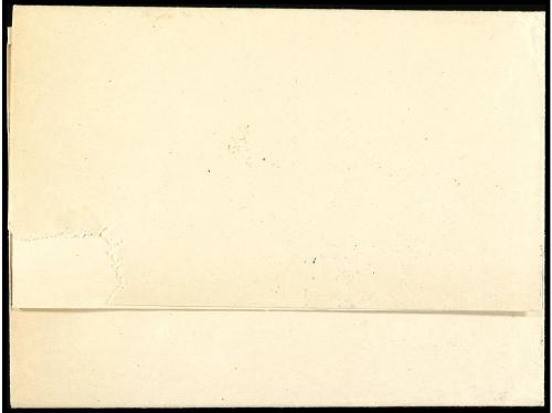 ✉ ESPAÑA: PREFILATELIA. 1845. PAMPLONA a ZAMORA. Fechador y 