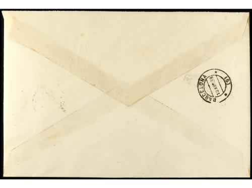 ✉ ESPAÑA. Ed. 775/80. 1938. MAHÓN a BARCELONA. Serie complet