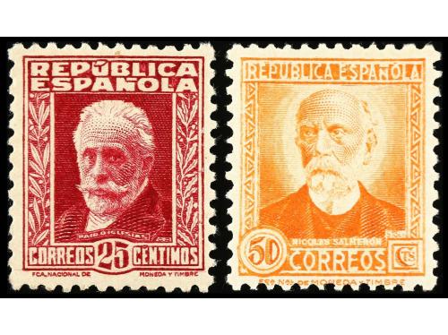 ** ESPAÑA. Ed. 662/75. SERIE COMPLETA. 13 valores. LUJO. RAR