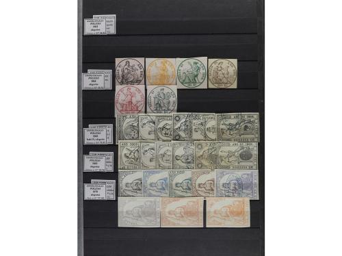 LOTES y COLECCIONES. FISCALES. Colección montada en clasific