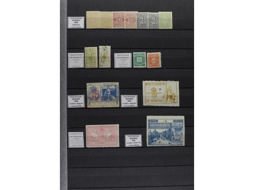 LOTES y COLECCIONES. FISCALES. Colección montada en clasific