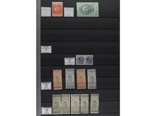 LOTES y COLECCIONES. FISCALES. Colección montada en clasific