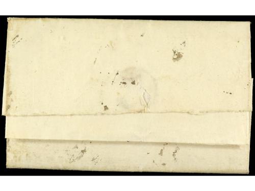 ✉ ESPAÑA: PREFILATELIA. 1836. PERALTA (Navarra) a ARGUEDA. P