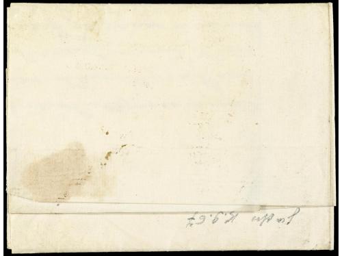 ✉ ESPAÑA: PREFILATELIA. 1786. OVIEDO a LASTRES. Marca +/ASTU