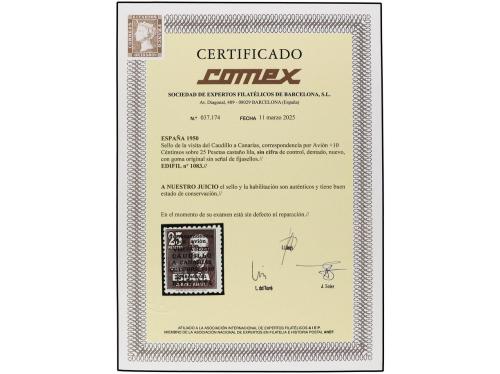 ** ESPAÑA. Ed. 1083. CANARIAS AVIÓN SIN NÚMERO. Buen ejempla