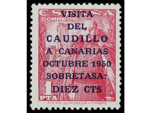 ** ESPAÑA. Ed. 1083A/B. CANARIAS CORREO I TIRADA. 2 valores.