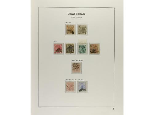 LOTES y COLECCIONES. 1840-1970. GRAN BRETAÑA. Colección mont