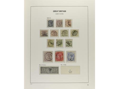 LOTES y COLECCIONES. 1840-1970. GRAN BRETAÑA. Colección mont