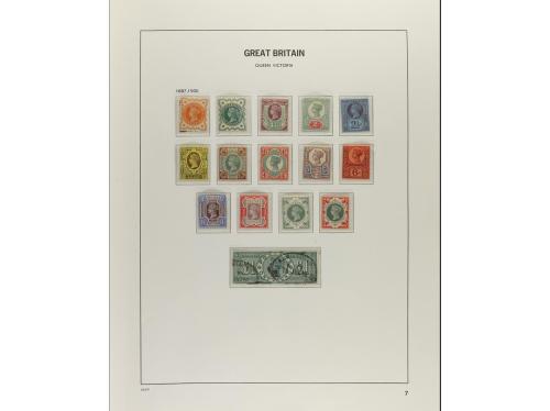 LOTES y COLECCIONES. 1840-1970. GRAN BRETAÑA. Colección mont