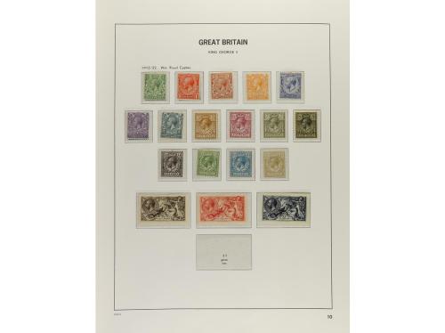 LOTES y COLECCIONES. 1840-1970. GRAN BRETAÑA. Colección mont