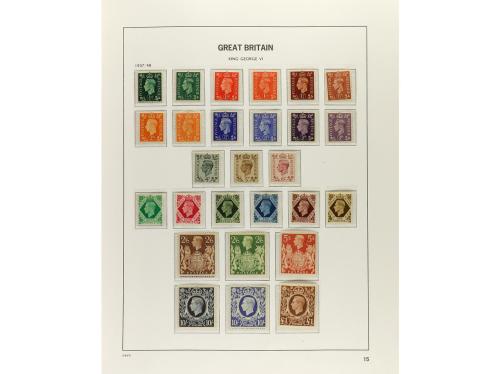 LOTES y COLECCIONES. 1840-1970. GRAN BRETAÑA. Colección mont