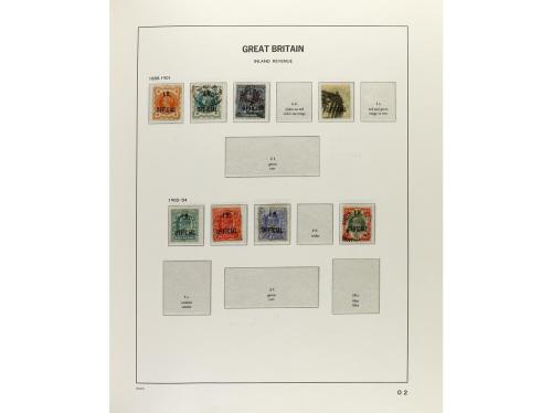 LOTES y COLECCIONES. 1840-1970. GRAN BRETAÑA. Colección mont