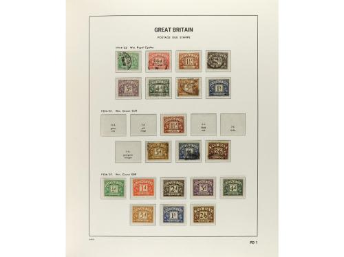 LOTES y COLECCIONES. 1840-1970. GRAN BRETAÑA. Colección mont