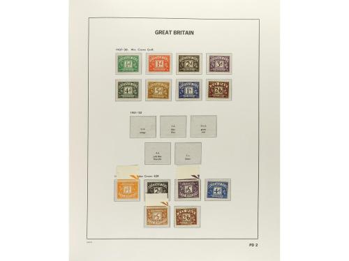 LOTES y COLECCIONES. 1840-1970. GRAN BRETAÑA. Colección mont