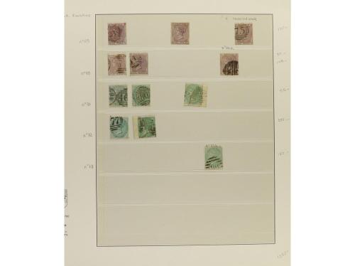 LOTES y COLECCIONES. GRAN BRETAÑA. VICTORIA. Colección monta