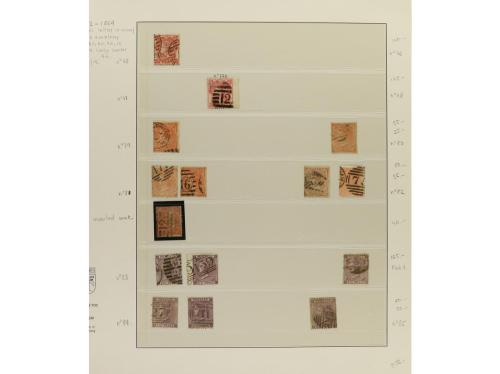 LOTES y COLECCIONES. GRAN BRETAÑA. VICTORIA. Colección monta