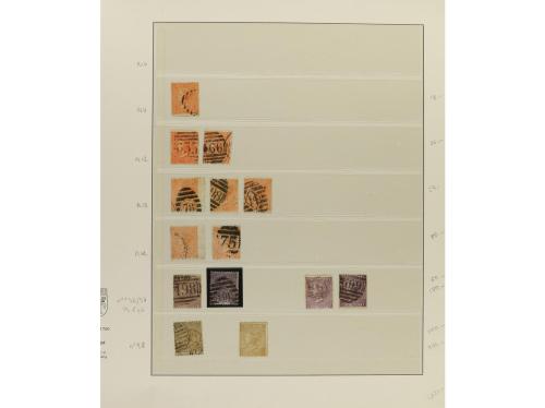 LOTES y COLECCIONES. GRAN BRETAÑA. VICTORIA. Colección monta