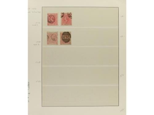 LOTES y COLECCIONES. GRAN BRETAÑA. VICTORIA. Colección monta