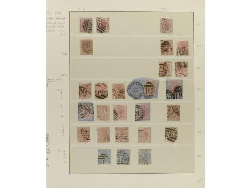 LOTES y COLECCIONES. GRAN BRETAÑA. VICTORIA. Colección monta