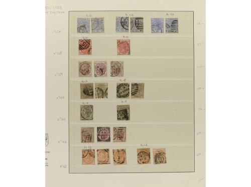 LOTES y COLECCIONES. GRAN BRETAÑA. VICTORIA. Colección monta