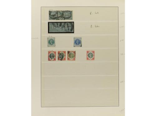 LOTES y COLECCIONES. GRAN BRETAÑA. VICTORIA. Colección monta