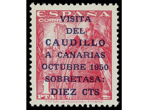 ** ESPAÑA. Ed. 1083A/B. CANARIAS CORREO I TIRADA. 2 valores.