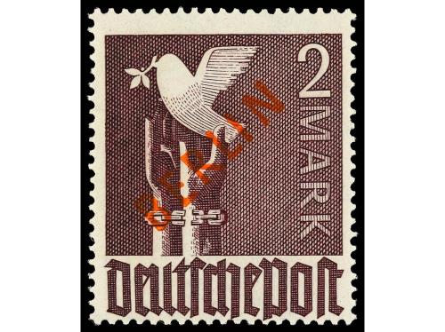 ** ALEMANIA ORIENTAL: REPUBLICA DEMOCRATICA. Yv. 1/18 (B). 1