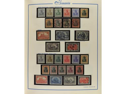 LOTES y COLECCIONES. ALEMANIA. Colección en álbum Schaubek c