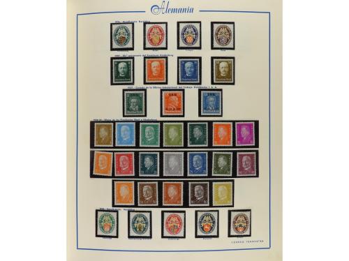 LOTES y COLECCIONES. ALEMANIA. Colección en álbum Schaubek c