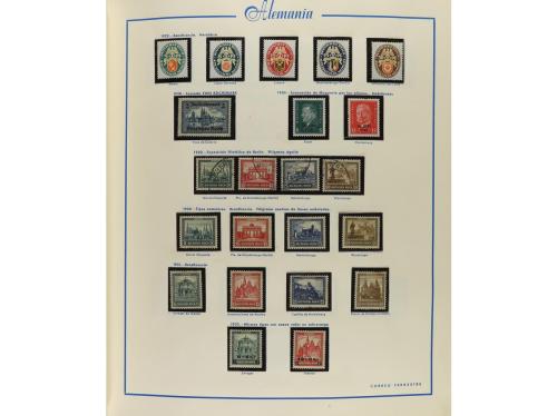 LOTES y COLECCIONES. ALEMANIA. Colección en álbum Schaubek c
